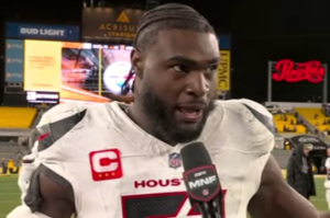 Texans' Will Anderson cites Scripture, gives shoutout to Jesus after playoff victory