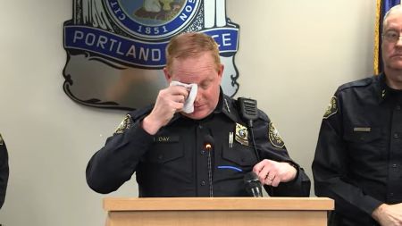 Portland Police Chief Bob Day gives an update about a shooting incident involving Border Patrol agents during a press conference on Jan. 9, 2026. 