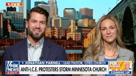Cities Church Lead Pastor Jonathan Parnell urged Minnesota state leaders and the left-wing agitators who stormed his church to repent and believe the Gospel during an interview with "Fox & Friends" on Jan. 26, 2026.