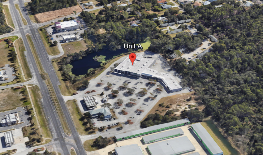 An aerial view of Coastal Family Church located at 2501-A Moody Blvd in Flagler Beach, Fla.
