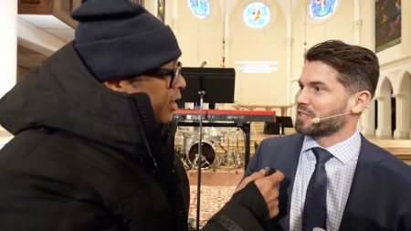 Don Lemon interviews Pastor Jonathan Parnell of Cities Church in St. Paul, Minnesota, on Jan. 18, 2026, after protesters stormed a Sunday church service.