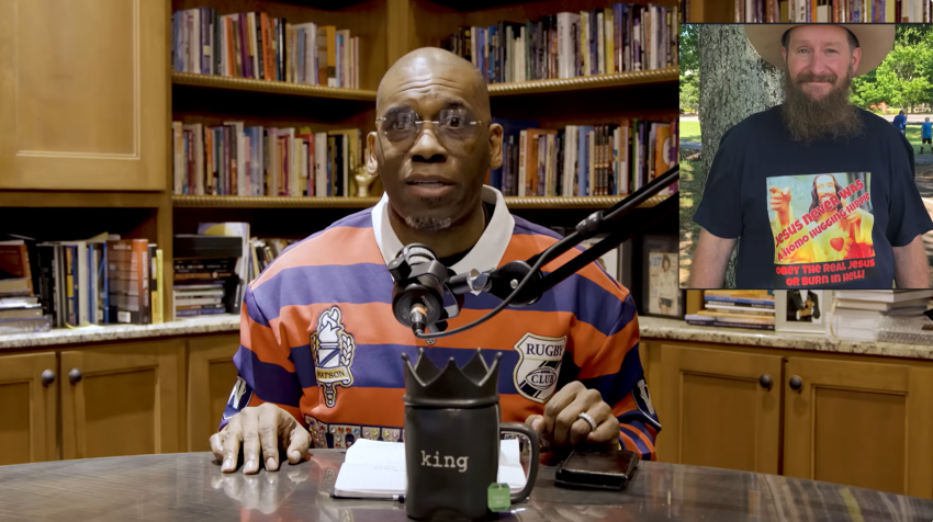 Megachurch Pastor Jamal Bryant wants the man who disrupted his church service to be arrested.