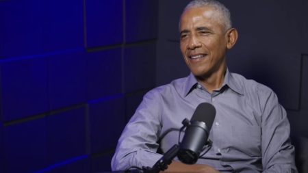 Former President Barack Obama addressed the uproar over President Donald Trump's social media post depicting him and former first lady Michelle Obama as apes, during a conversation with YouTuber Brian Tyler Cohen that aired Feb. 14, 2026.