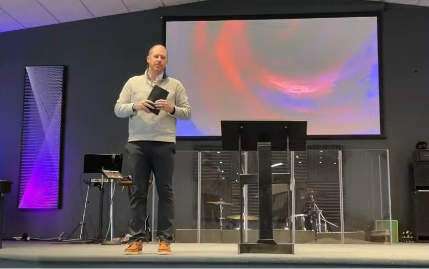 Brandon Pitts, 43, is pastor of Abundant Life Fellowship church in Boonville, New York.