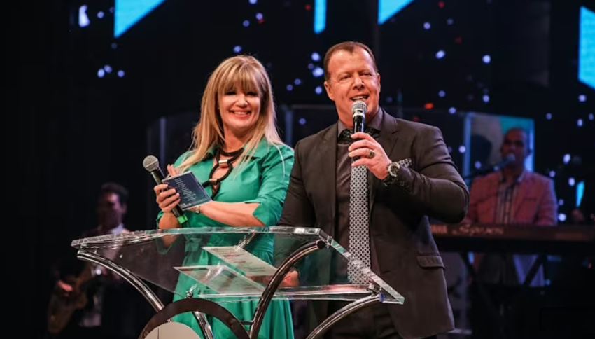 Pastor At Boshoff and his ex-wife Nyretta.