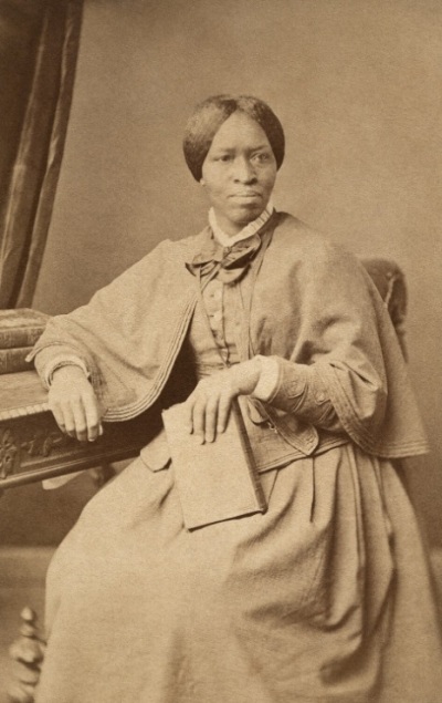 Amanda Smith (1837-1915), an African American preacher and missionary known for having launched a girls orphanage in Illinois.