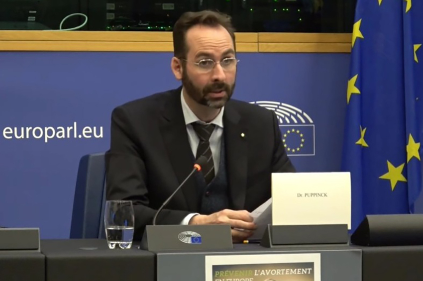 Grégor Puppinck, director of the European Centre for Law and Justice. 