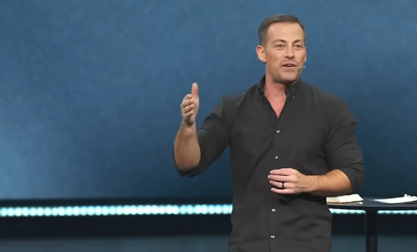 Pastor Josh Howerton of the multi-site Lakepointe Church based in Rockwall, Texas, on Feb. 22, 2026.