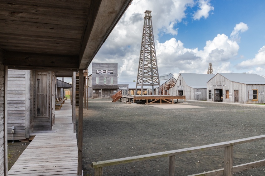 The Spindletop Boomtown Museum in Beaumont, Texas.