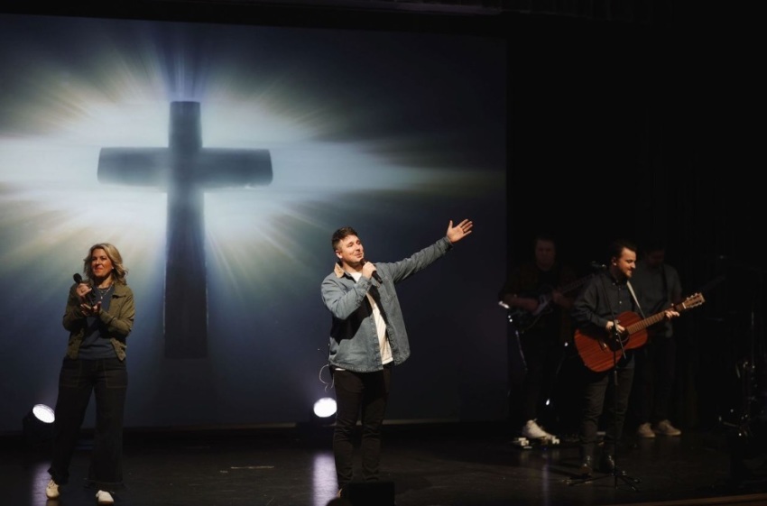 The first worship service at the newly opened Church of the Highlands campus at Peachtree City, Georgia, on March 15, 2026. The location marked the 26th campus for the Alabama-based megachurch.