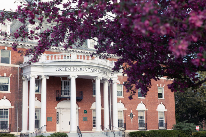 The shuttered Green Mountain College campus in Poultney, Vt.
