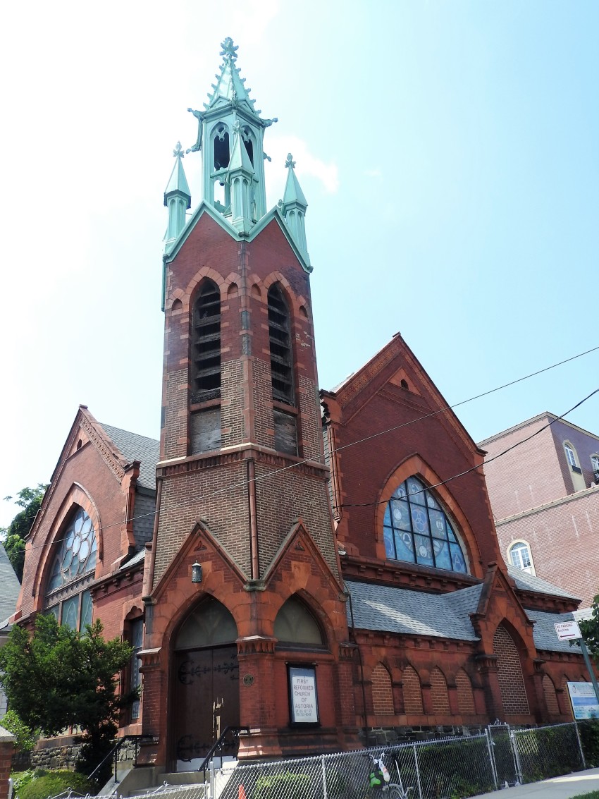 The First Reformed Church of Astoria, located at 27-26 12th Street, in Astoria, N.Y.