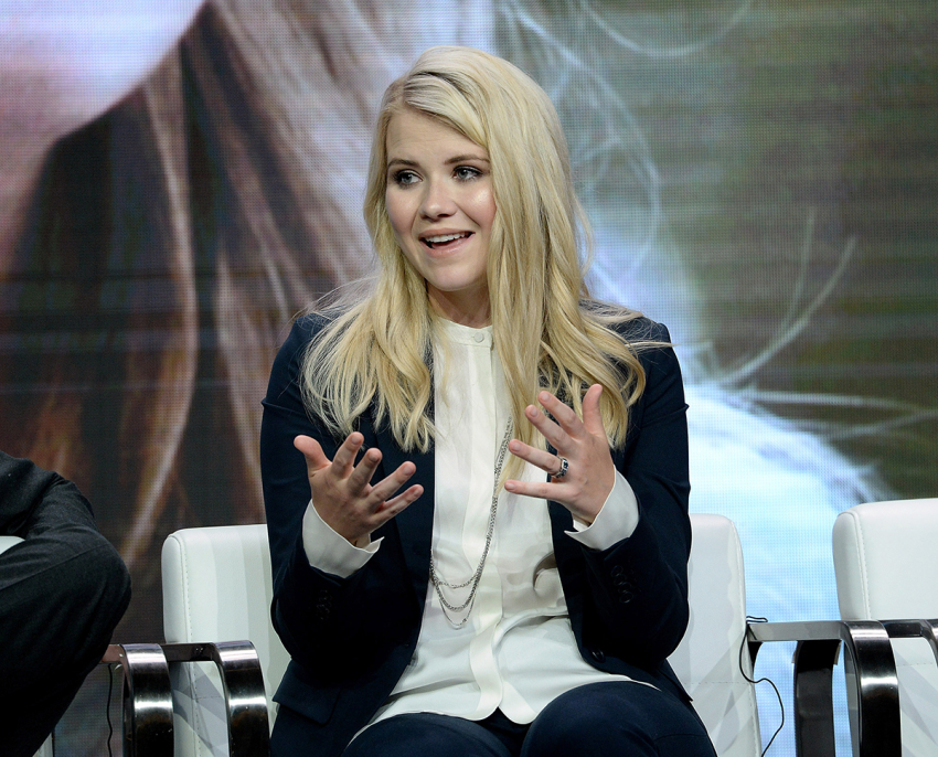Narrator/producer Elizabeth Smart of "I Am Elizabeth Smart" speaks onstage during the A+E Networks portion of the 2017 Summer Television Critics Association Press Tour at The Beverly Hilton Hotel on July 28, 2017, in Beverly Hills, California.