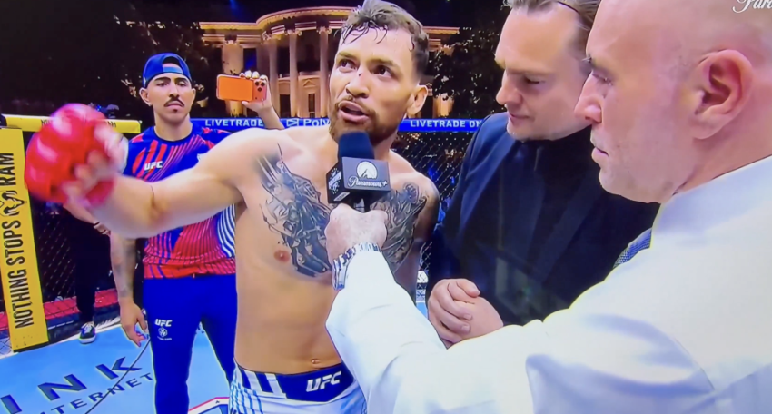 Brazilian UFC lightweight contender Mauricio Ruffy 