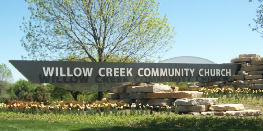 Willow Creek Community Church in South Barrington, Illinois. 