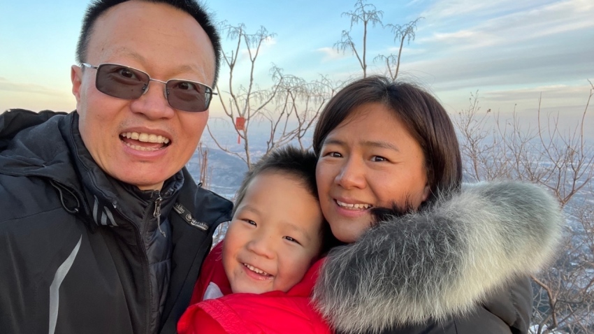 Cherie Geng said her son was confused by his father's disappearance and suffered nightmares that police were chasing him, but that he has since come to understand that his father is serving the Lord in prison.
