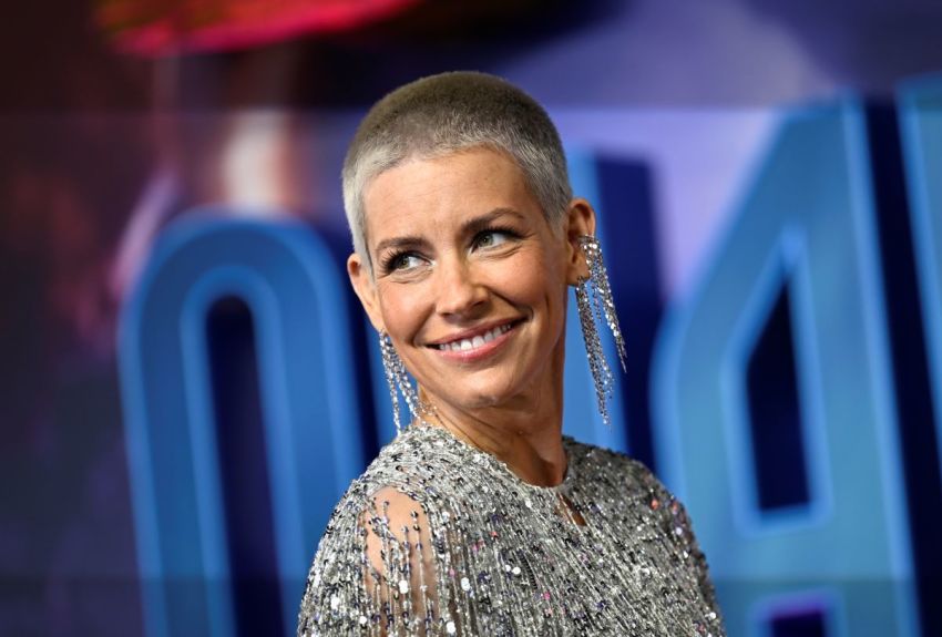 Evangeline Lilly attends the UK Gala Screening of Marvel's Ant-Man and the Wasp: Quantumania, at BFI IMAX Waterloo on February 16, 2023 in London, England.