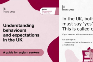 UK gov't tells asylum seekers it's not OK to rape women, have sex with children