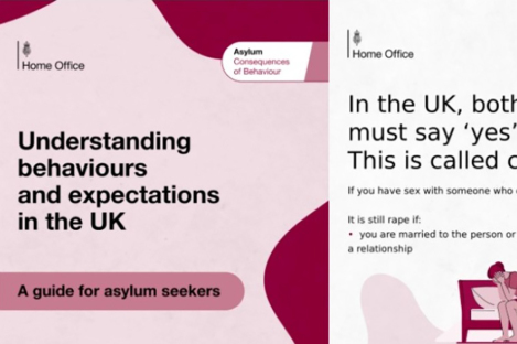 UK gov't tells asylum seekers it's not OK to rape women, have sex with children