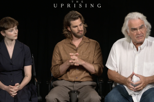 Andrew Garfield says ‘The Uprising’ deconstructs a ‘bastardized form of Christianity’