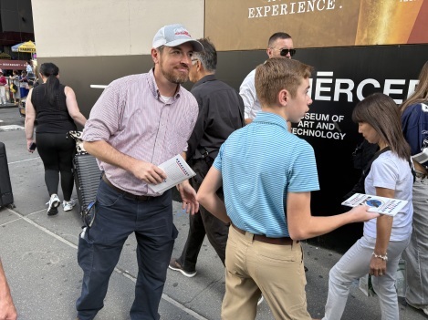 Christian groups preach Jesus at 9/11 memorial amid carnival of distractions