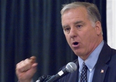 Democratic National Committee Chairman Howard Dean speaks to the National Federation of Democratic Women?s 36th annual convention in Charleston, W.Va., Friday, June 1, 2007.