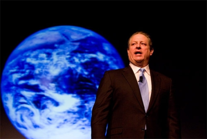 Former Vice President Al Gore challenges Baptists to care for God's creation during a luncheon Thursday at the Celebration of a New Baptist Covenant.