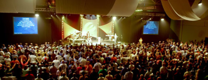 Hundreds attend Exodus International's 2007 Freedom Conference, an annual event that draws people who are impacted by homosexuality, at Concordia University in Irvine, Calif. This year, the event is taking place in Asheville, N.C.