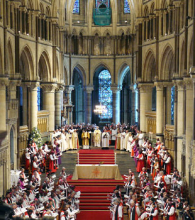 Anglican leaders from around the world officially begin their once-a-decade Lambeth Conference in Canterbury, England, July 20, 2008.