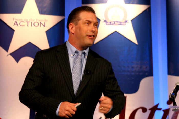 Actor, Christian Evangelist Stephen Baldwin spoke at the Values Voter Summit hosted by Family Research Council on its opening day, Friday, Sept. 12, 2008 in Washington, D.C.
