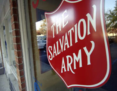 The Salvation Army sign is seen here in this undated photo.