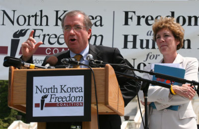 Rep. Ed Royce (R-Calif.), a senior member of the House Foreign Affairs Committee, speaks at the Capitol Hill Rally for North Korea Freedom and Human Rights in Washington, D.C. on Tuesday, April 28, 2009.