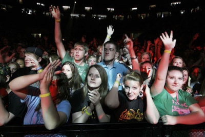 Nearly 11,000 young adults attended the Rock the River concert in Baton Rouge on Saturday, July 11, 2009.