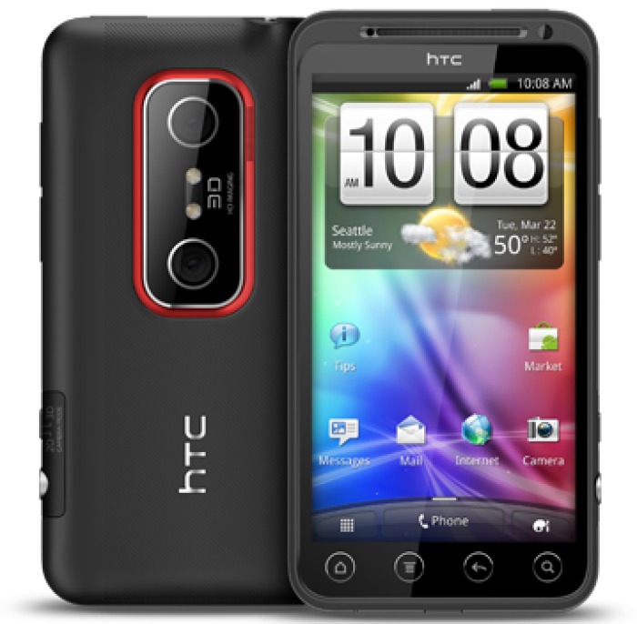 America's first 3D smartphone, the HTC EVO 3D