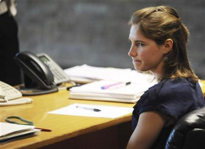 Amanda Knox, the U.S. student convicted of killing her British flatmate in Italy three years ago, attends a trial session in Perugia June 27, 2011.