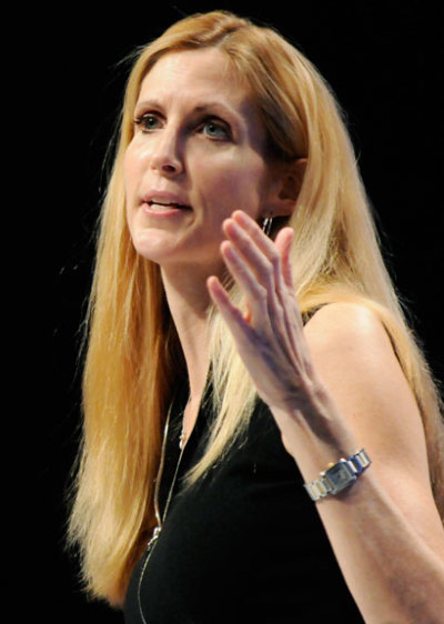 Commentator Ann Coulter delivers remarks to the Conservative Political Action conference (CPAC) in Washington, February 12, 2011.