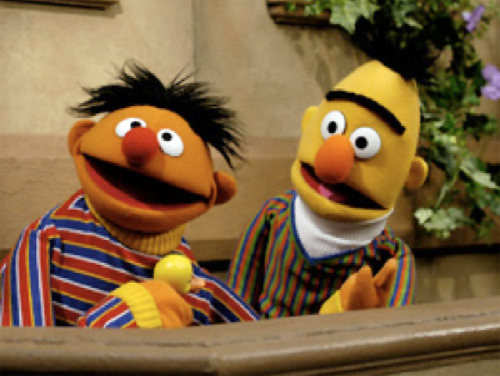 An online petition is calling for 'Sesame Street' to have male puppets Bert and Ernie get married.