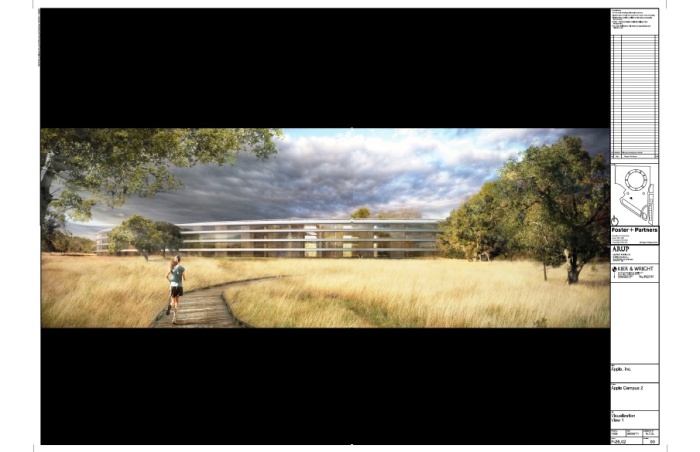 Renderings of Apple's HQ construction proposal