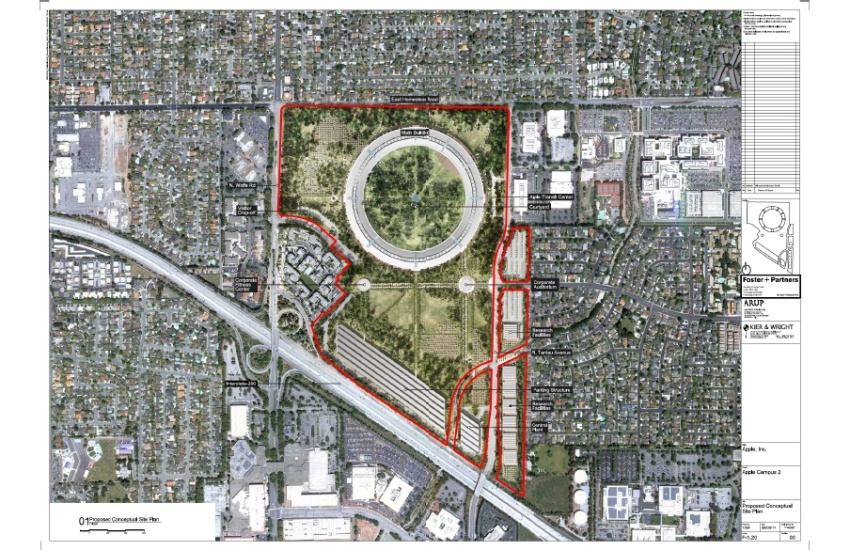 Apple's HQ construction proposal