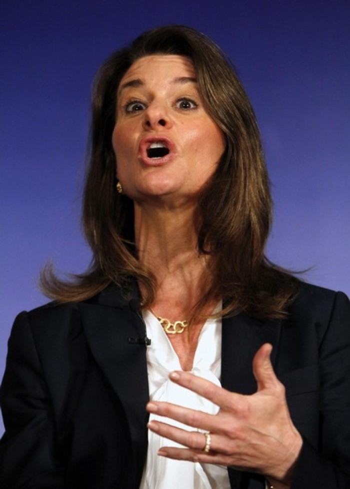 Melinda Gates, wife of Microsoft Corp co-founder Bill Gates, speaks during a news conference in New Delhi March 24, 2011.