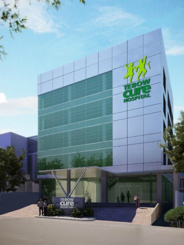 The Tim Tebow Foundation is teaming with CURE International to build the Tebow CURE Hospital in Davao City, the Philippines by 2013.