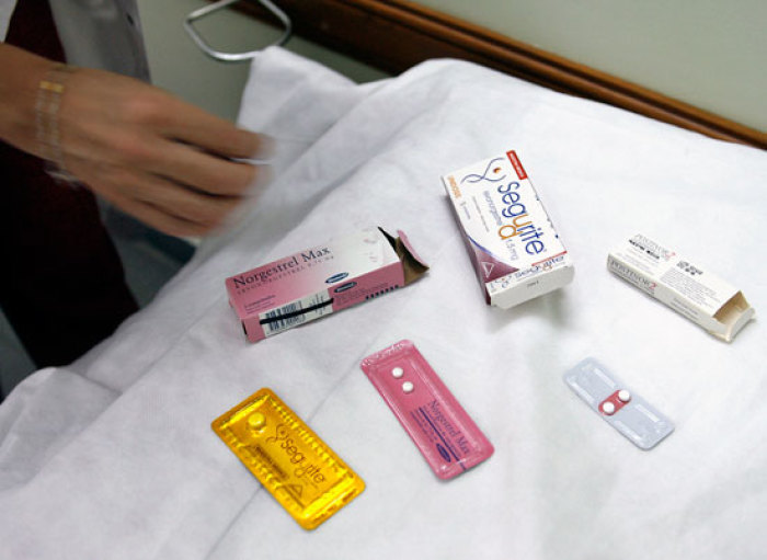 Samples of emergency contraceptive pills are displayed in this photo taken at a Buenos Aires public hospital January 2, 2007.