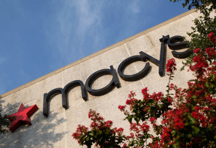 A sign marks the entrance to a Macy's store in Dallas, Texas September 3, 2009.