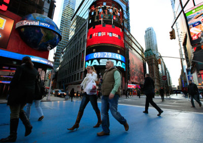 New York's Times Square, December 16, 2011