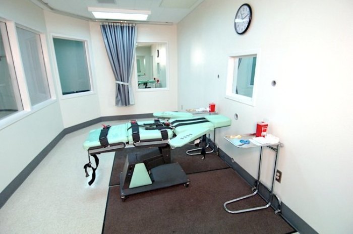 The lethal injection room at San Quentin State Prison in California is seen in this 2010 file photo.