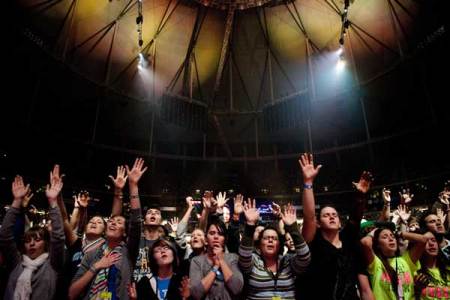 Some 42,000 college students gathered at Atlanta's Georgia Dome from Jan. 2-5, 2012, for the Passion 2012 conference.