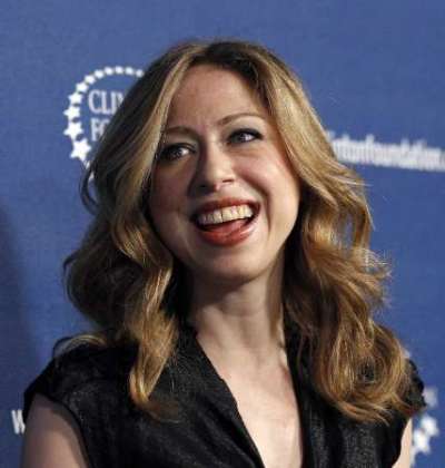 Chelsea Clinton poses at a Millennium Network event in Los Angeles March 17, 2011. The Millennium Network was launched in 2007 by former President Bill Clinton.