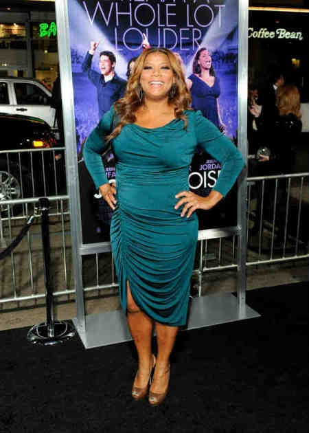 Actress Queen Latifah arrives at the Hollywood premiere of "Joyful Noise" in Los Angeles, Calif., Jan. 9, 2012.