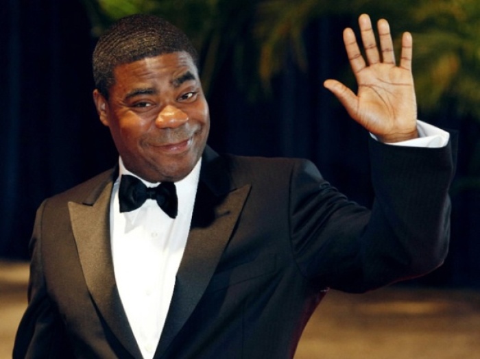 Tracy Morgan arrives at the White House Correspondents' Association dinner in Washington, May 1, 2010.