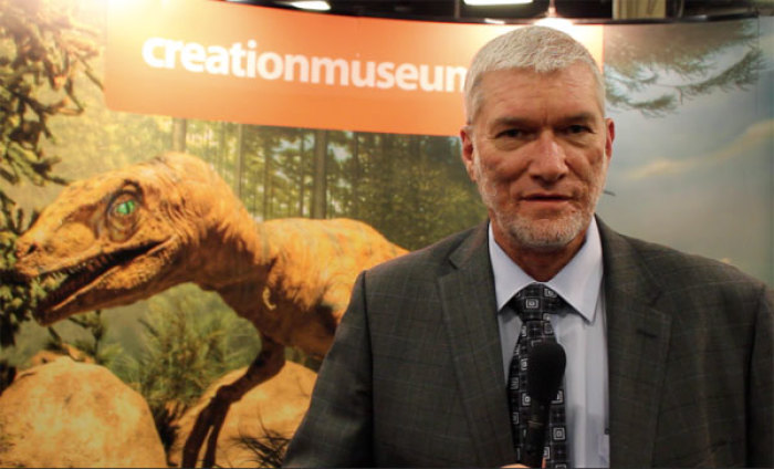 Christian apologist Ken Ham, president and founder of Answers in Genesis and the Creation Museum, at the National Religious Broadcasters (NRB) convention in Nashville, Tenn., on Feb. 19, 2012.